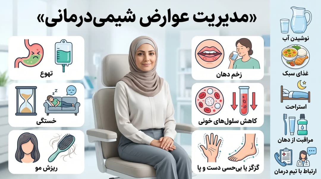 مدیریت عوارض شیمی‌درمانی