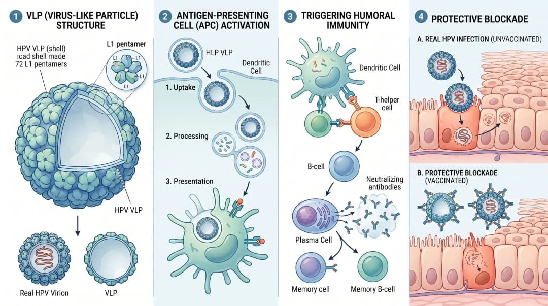 واکسن HPV چگونه از سرطان دهانه رحم پیشگیری می‌کند؟