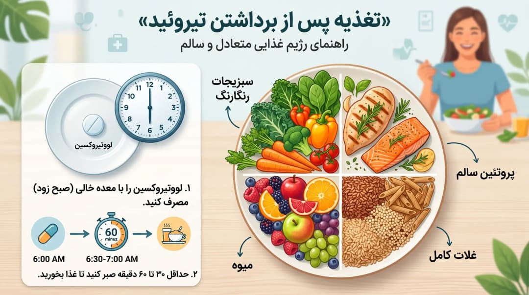 زندگی پس از برداشتنِ تیروئید