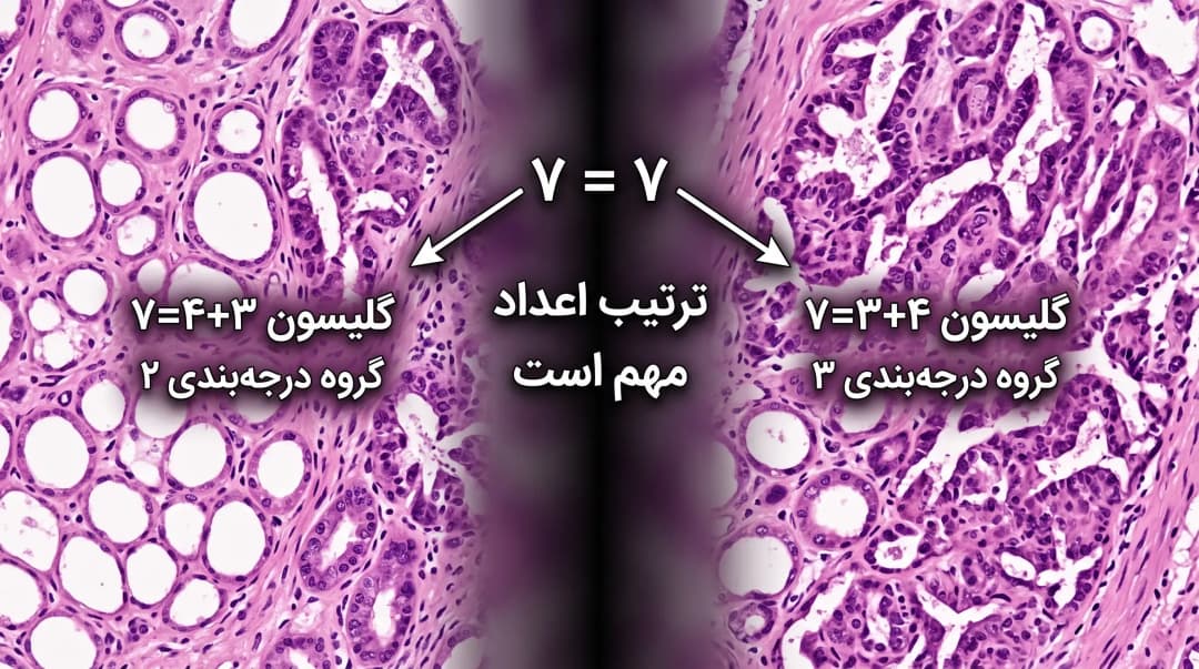 مراحل سرطان پروستات و نمره گلیسون