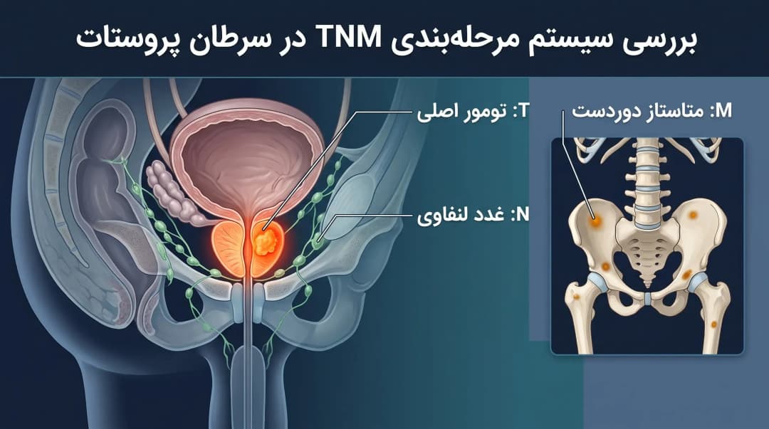 مراحل سرطان پروستات و نمره گلیسون