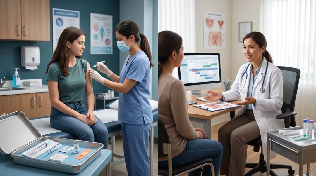 سن تزریق واکسن HPV