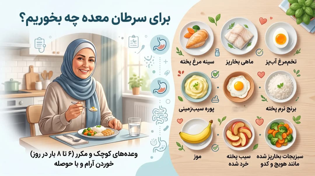 تغذیه برای بیماران سرطان معده