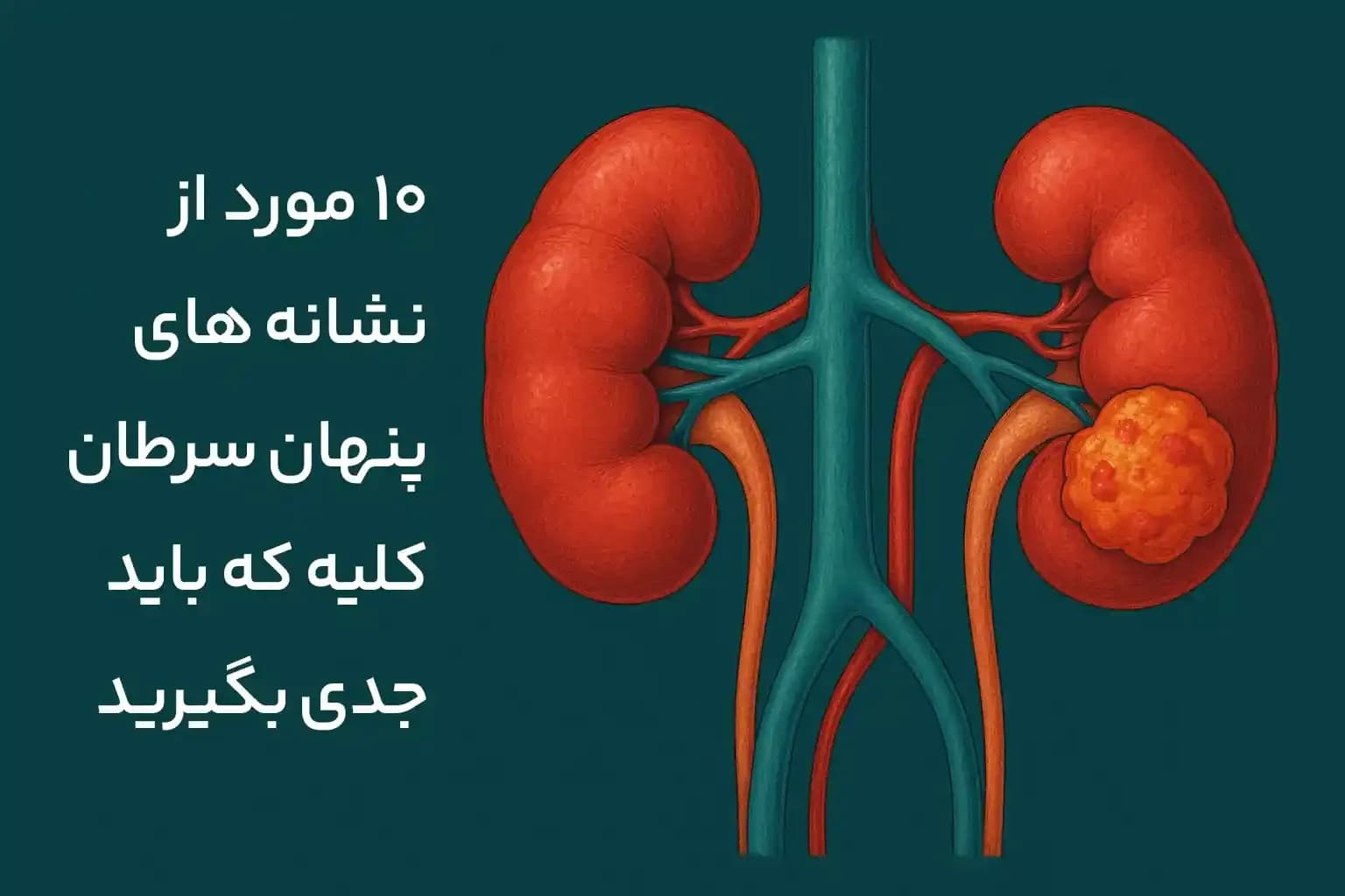 ۱۰ مورد از نشانه های پنهان سرطان کلیه