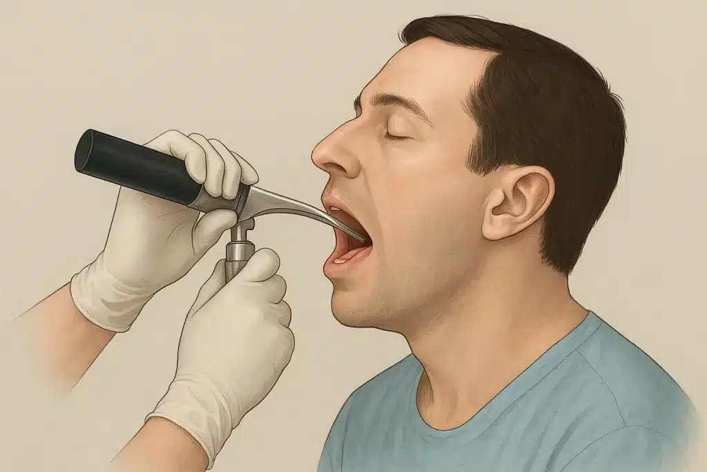 لارنگوسکوپی حنجره