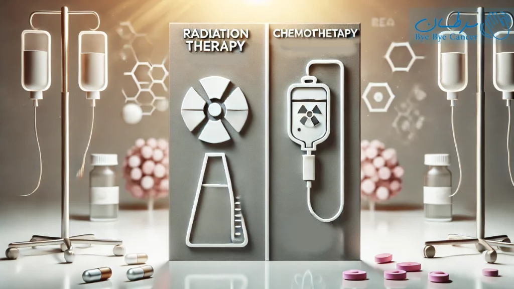پرتو درمانی بهتر است یا شیمی درمانی