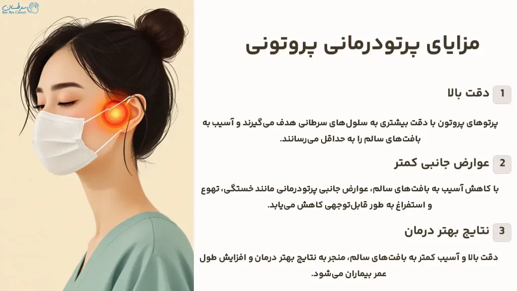 مزایای پرتودرمانی پروتونی