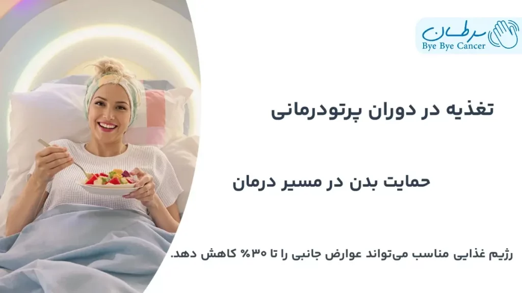 تغذیه در طول پرتودرمانی